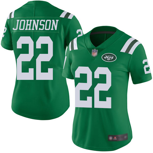 New York Jets Limited Green Women Trumaine Johnson Jersey NFL Football #22 Rush Vapor Untouchable->women nfl jersey->Women Jersey